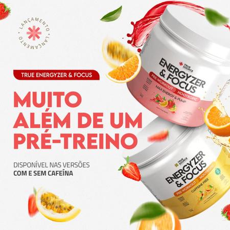 Imagem de True Energyzer e Focus True Source Pré-Workout Energético 360g