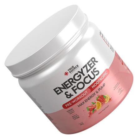 Imagem de True Energyzer e Focus True Source Pré-Workout Energético 360g