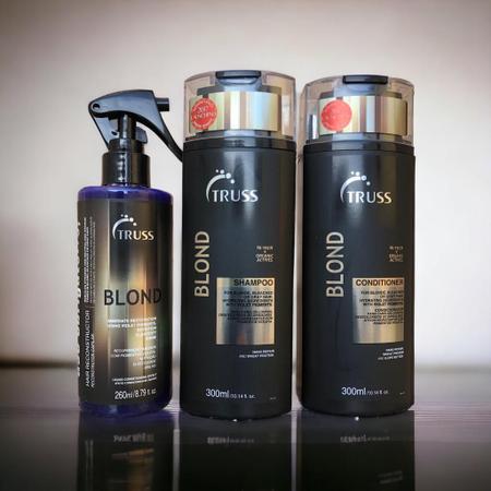 Imagem de Truss Blond Shampoo e Condicionador 300ml + Uso Obrigatório  Blond 260ml