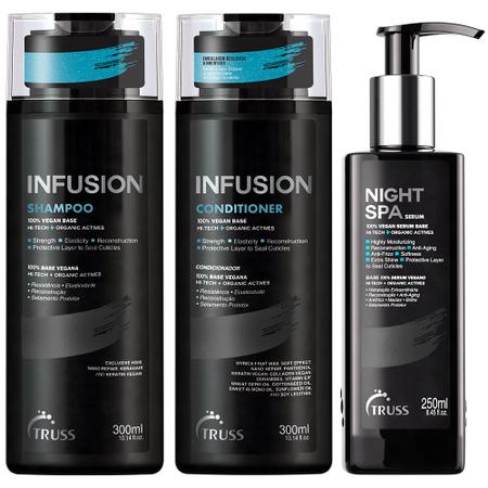 Imagem de Truss Infusion Shampoo + Condicionador + Night Spa Serum