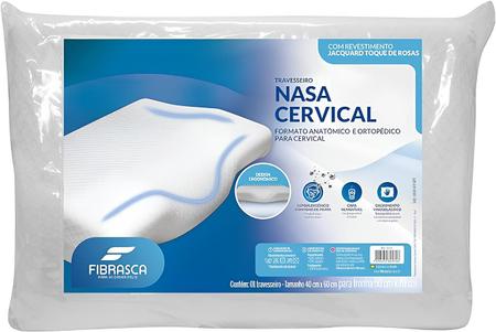 Imagem de Ttravesseiro 39X54x11 Nasa Cervical Fibrasca