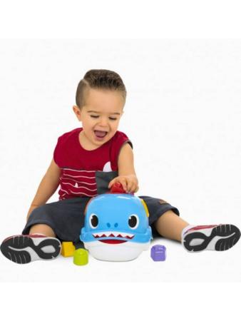 Imagem de Tubarão Brinquedo Interativo Infantil Bebê Didático Colorido