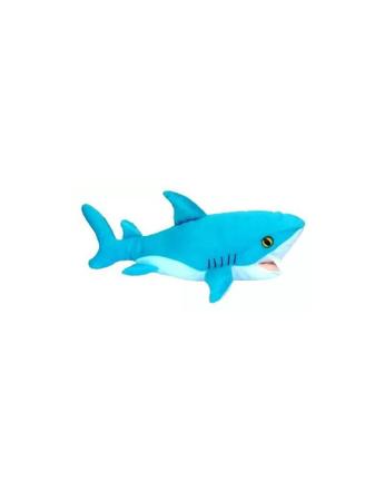 Imagem de Tubarão De Pelúcia Azul 42 Cm Antialérgico