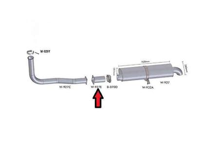 Tubo Intermediario VW 13.180 - 2TEG253171A - Bepo Imagem de Tubo Intermediario VW 13.180 - 2TEG253171A