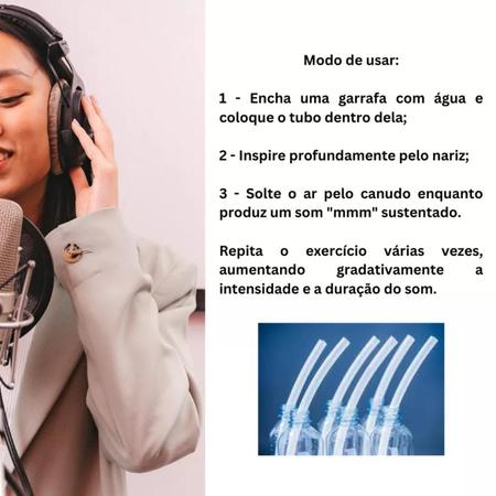 Tubo Ressonância Lax Vox - Terapia e Treinamento Vocal - Wcan - Simulador  de Caminhada - Magazine Luiza