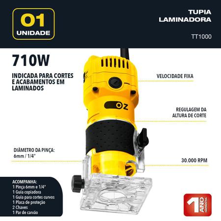 Imagem de Tupia laminadora Oz Modelo TT1000