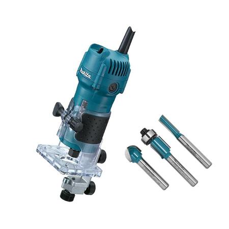 Imagem de Tupia Manual 6Mm 3709 Makita 530W + Acessórios 110V