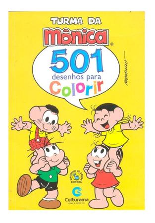 Turma Da Mônica: 501 Colorir E 551 Atividades - Culturama - Papelaria  Papelandia