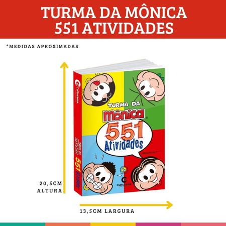 Imagem de Turma Da Mônica Livro 551 Atividades Educativas Infantil