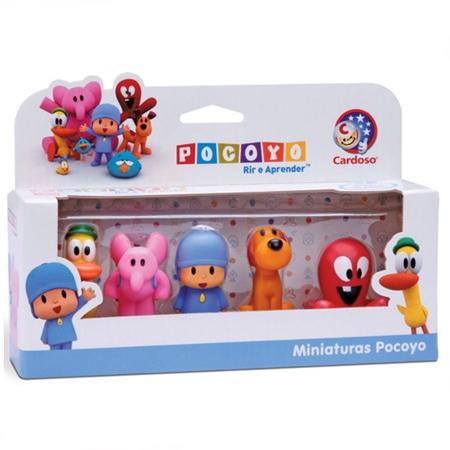 Imagem de Turma do Pocoyo Miniaturas Dedoche 5 Peças