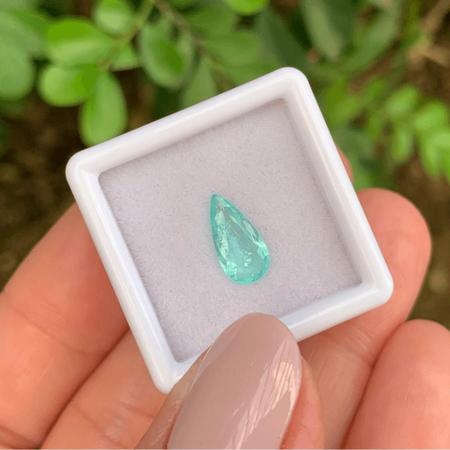 Imagem de Turmalina Paraíba Blueish Neon Gota 0,99ct