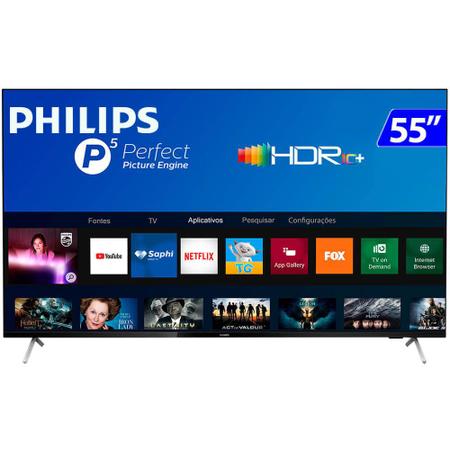 Imagem de TV 55 Polegadas Philips Led Smart 4k Wifi Usb Hdmi 55pug7625