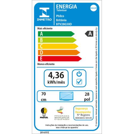 Imagem de TV Britânia 28"  LED BTV28G50D Digital