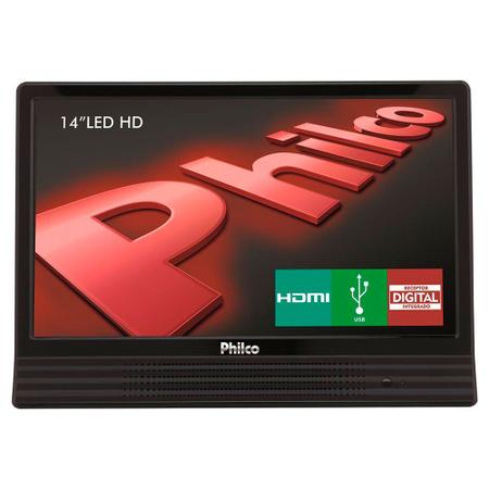 Imagem de TV LED 14 Polegadas Philco 099143000 HD 1 USB 1 HDMI