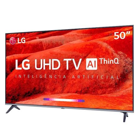 Imagem de TV Smart LG 50" ThinQ AI HDMI USB Wi-Fi Bluetooh UHD 4K 3840 x 2160 50UM751C