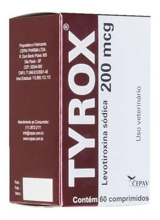 Imagem de Tyrox 200 Mcg- 60 Comprimidos Para Cães