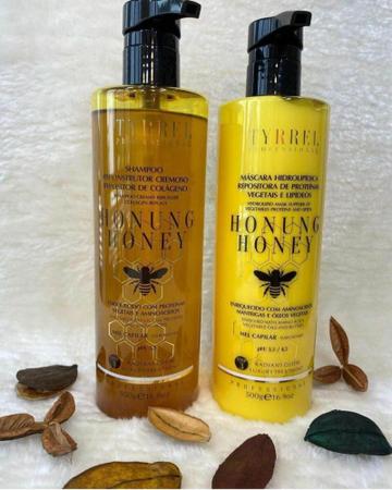 Imagem de Tyrrel Kit Tratamento Mel Capilar Honung Honey 2x500g