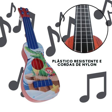 Imagem de Ukelele De Brinquedo Infantil De Nylon Introdução Musical para Crianças