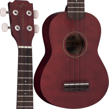Ukulele Ac stico Vogga VUK303 Soprano Brown Coffee Fosco Ukulele