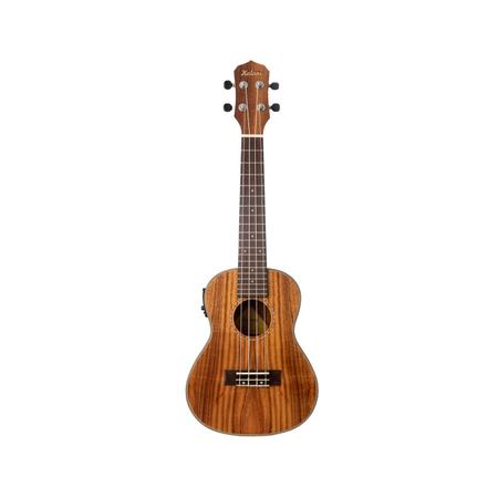 Imagem de Ukulele kalani concerto 24 kayke series koa kal 330 ck eletroacústico com capa