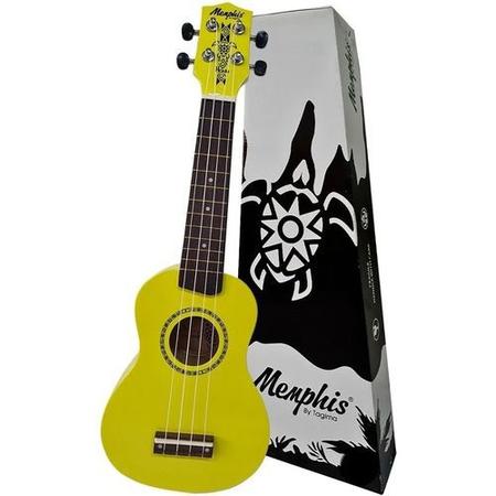 Imagem de Ukulele Memphis Honu Soprano Acústico Amarelo