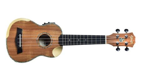 Imagem de Ukulele seizi bora-bora crush soprano eletrico bag - koa