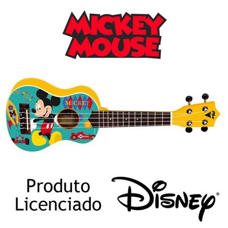 Imagem de Ukulele Soprano 21" Mickey Yellow UKP-MK1 Oficial Disney - PHX