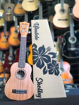 Imagem de Ukulele Soprano Shelby Su21m Loja Fgrátis Mod Novo Oferta !