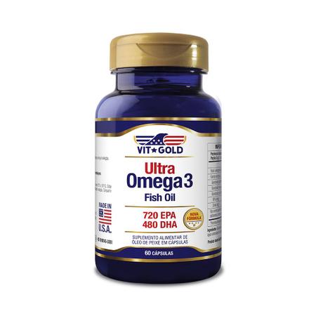 Imagem de Ultra Ômega3 1250mg 720 EPA/480 DHA Vitgold com 60 cápsulas