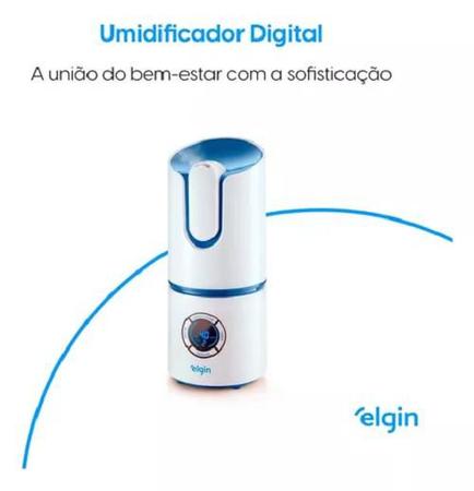 Imagem de Umidificador Ar Ultrassônico Digital Bivolt 2,5 Litros Elgin