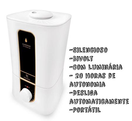 Imagem de Umidificador De Ar Bivolt Menos Consumo Energia 4lt