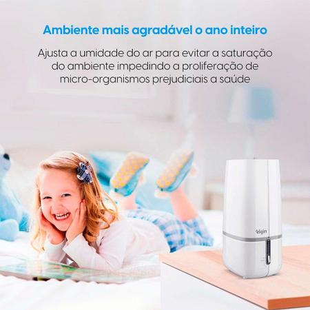 Imagem de Umidificador de Ar Elgin UNZN02N0NA, 2 Litros, Branco, Bivolt