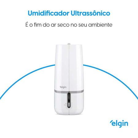 Imagem de Umidificador de Ar Elgin UNZN02N0NA, 2 Litros, Branco, Bivolt