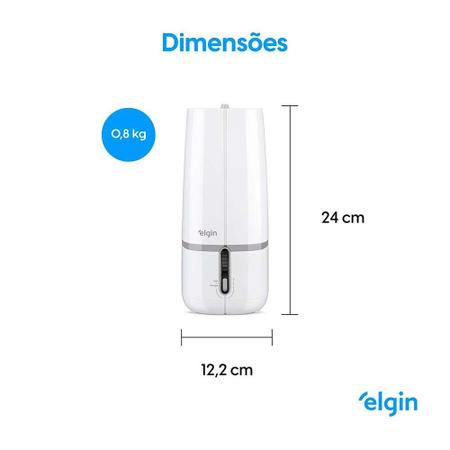 Imagem de Umidificador de Ar Elgin UNZN02N0NA, 2 Litros, Branco, Bivolt