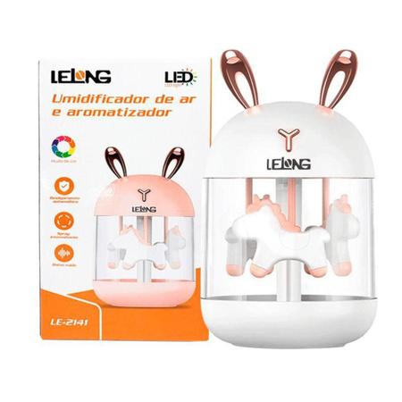 Umidificador Infantil Ar Abajur Led Aromatizador Usb Kids - lelong Imagem de Umidificador Infantil Ar Abajur Led Aromatizador Usb Kids - lelong