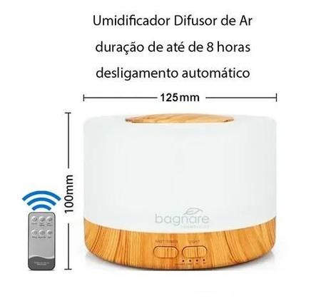 Imagem de Umidificador Ultrassônico Aromatizador De Ambientes Rgb Usb