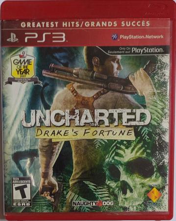 Jogo Uncharted 3 Drake's Deception Favoritos PS3 Mídia Física