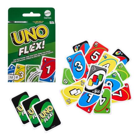 Uno Flex Novo Jogo De Cartas Cores Brinquedo Criança Hmy99