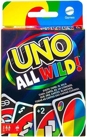 Jogo De Cartas Uno All Wild Unidade HHL33 Mattel - Deck de Cartas -  Magazine Luiza