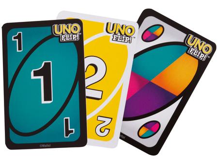 Uno Jogo De Cartas Flip Sioc 13cm - Mattel - Deck de Cartas