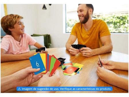 Uno jogo de cartas minimalista 11cm mattel