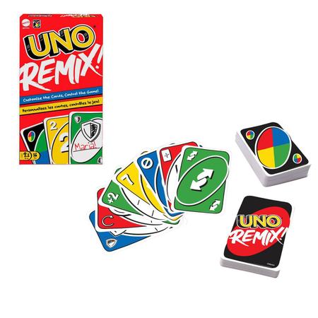 Jogo Uno Original Com Cartas Para Personalizar - MATTEL - Deck de Cartas -  Magazine Luiza