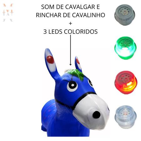 Imagem de Upa Upa Cavalinho Brinquedo Pula Pula Musical Inmetro ul