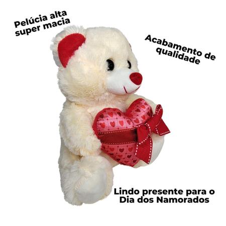 Imagem de Urso de Pelúcia com Coração com Laço Namorados - Fizzy