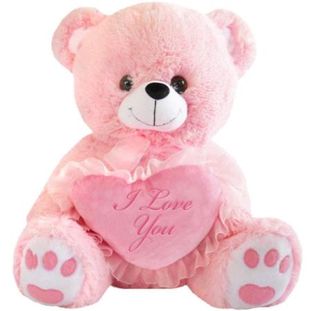 Imagem de Urso de pelúcia DBK Gifts I Love You Heart Pink 25 cm