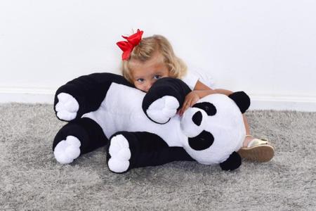 Imagem de Urso Panda de Pelúcia Almofada e Travesseiro Para bebês e Crianças