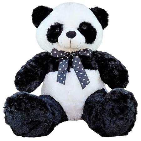 Urso Panda De Pelúcia Muito Fofinho De 38 Cm Com Laço - Alfabay - Cubo  Mágico - Quebra Cabeças - A loja de Profissionais e Colecionadores!