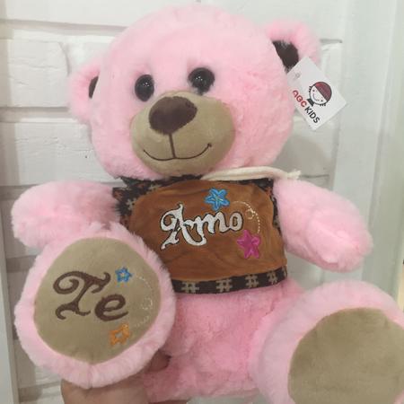 Imagem de Urso Pelucia Ursinho Macio Importado Crianças Ted Love 30cms