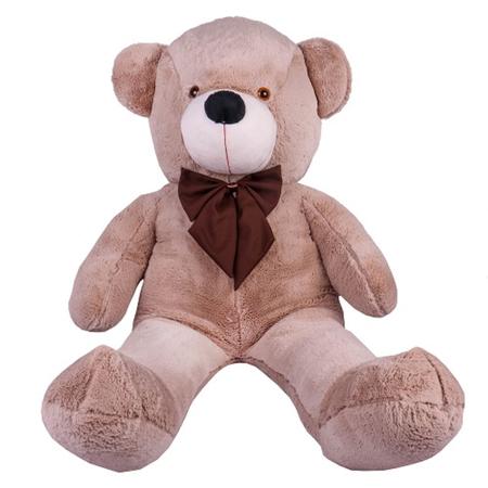 Imagem de Urso Teddy Grande 1,40 Metro Gigante Pelúcia 140 Cm Nacional - Beca Baby