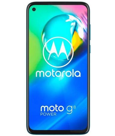 Usado: Motorola Moto G8 64GB Azul Capri Muito Bom - Trocafone - Celular  Básico - Magazine Luiza